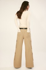 Wide-leg Cargo Pants