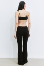 Flared Jersey Pants