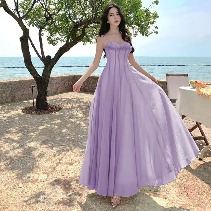 vacation-style-strapless-long-dress-women-2025-spring-new-chiffon-sleeveless-a-line-dress