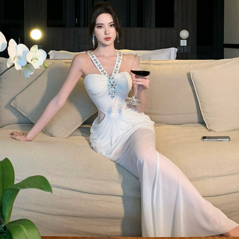 greek-goddess-heavy-beaded-halter-dress-gentle-pure-desire-fish-tail-long-dress