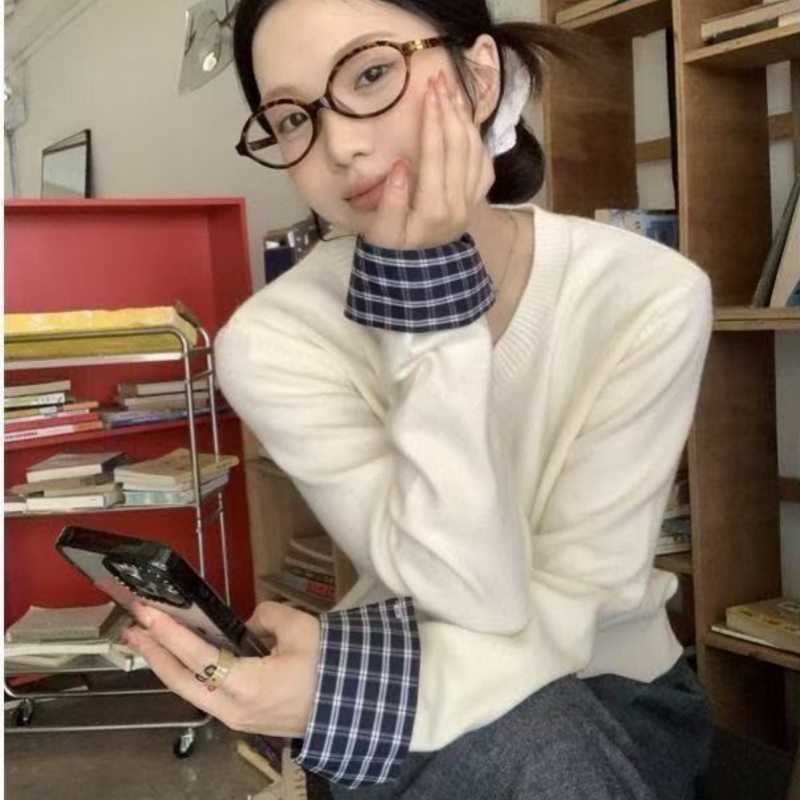 Korean Style Autumn Winter Knit Cardigan Sweater Coat Women 2026 New Layering Top - Image 4