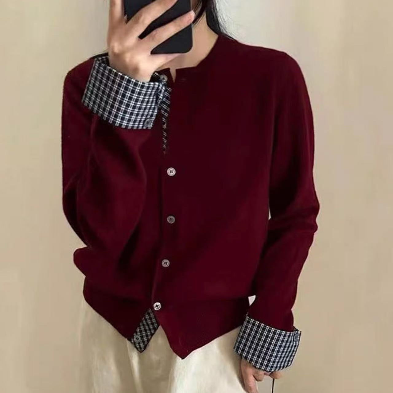 Korean Style Autumn Winter Knit Cardigan Sweater Coat Women 2026 New Layering Top - Image 2